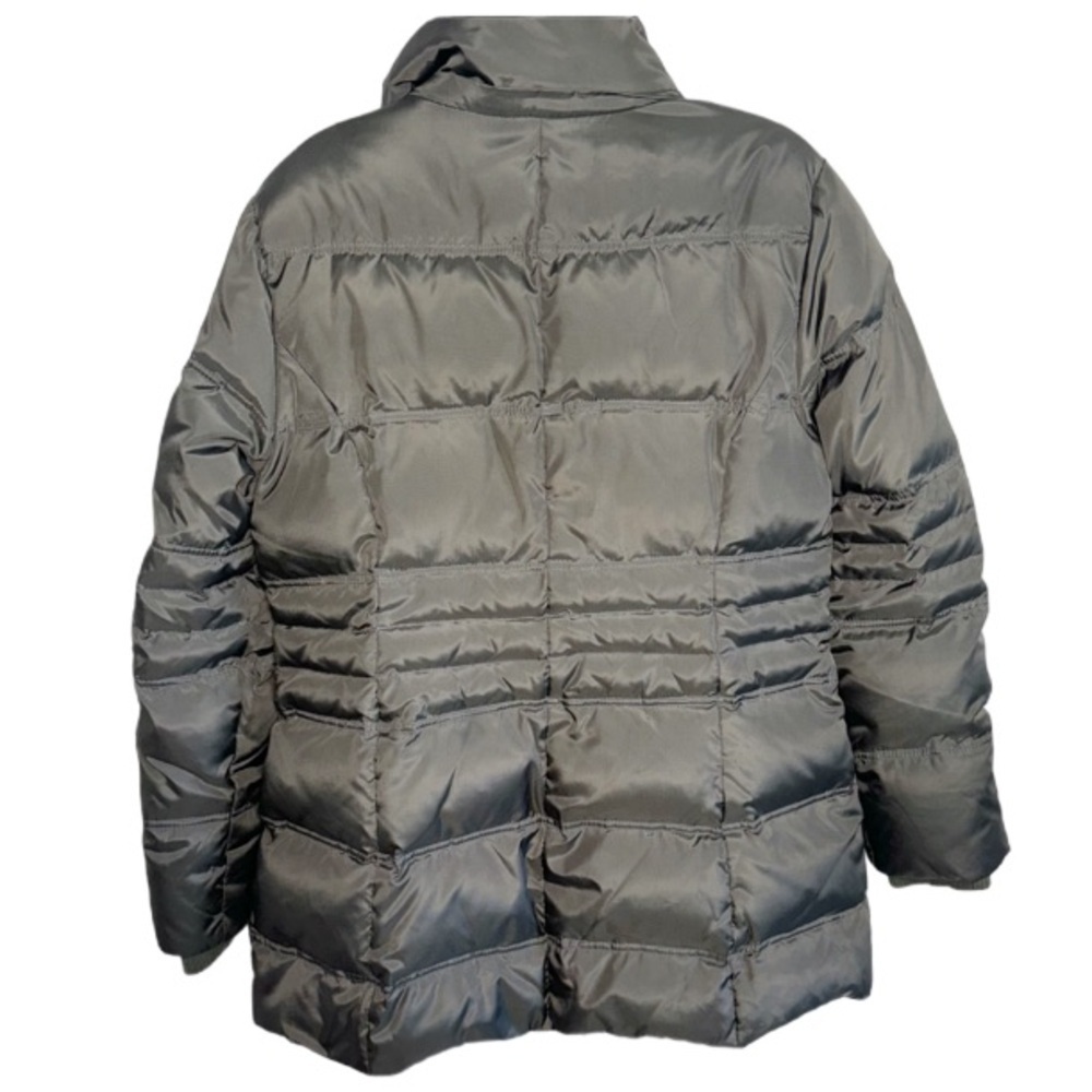 London Fog Women’s Green Down Puffer Jacket Olive Green Sz Medium Gorpcore Warm - Picture 3 of 12